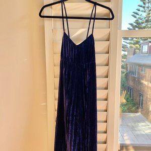 Madewell Crushed Velvet Slipdress